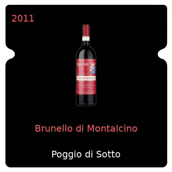 Poggio di Sotto Brunello di Montalcino 2011