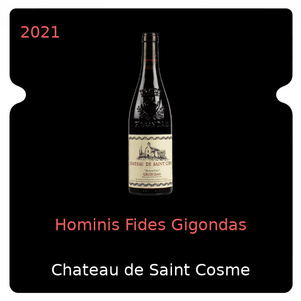 Saint Cosme Hominis Fides Gigondas 2021