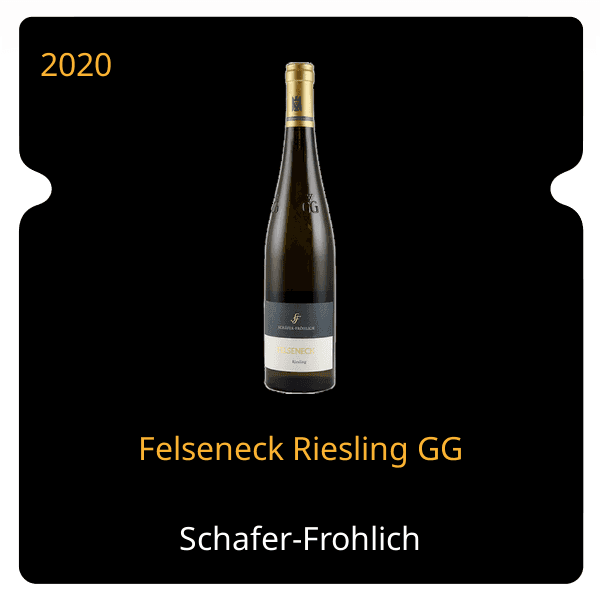 Schafer-Frohlich Felseneck Riesling GG 2020