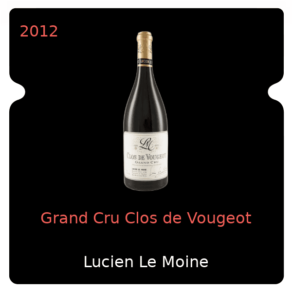 Lucien Le Moine Grand Cru Clos de Vougeot 2012