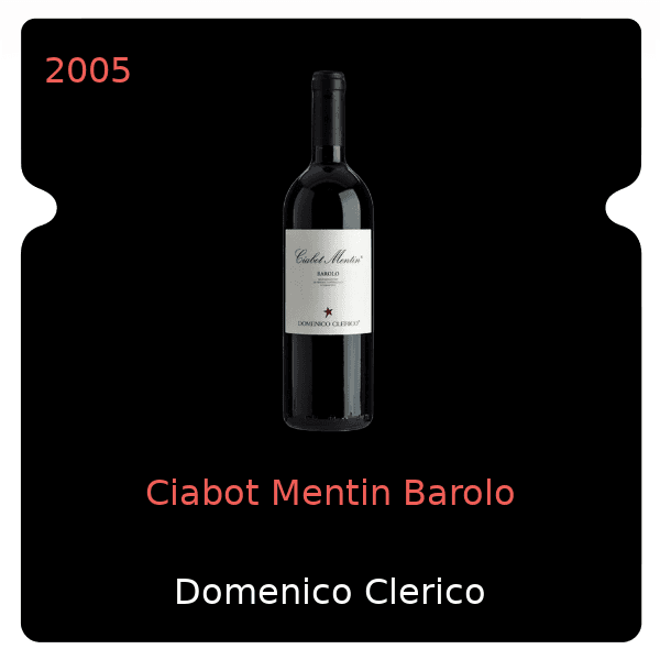 Domenico Clerico Ciabot Mentin Barolo 2005