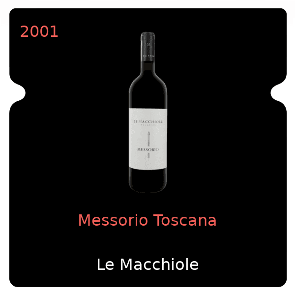 Macchiole Messorio Toscana 2001