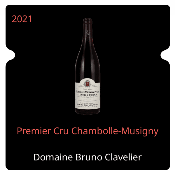Bruno Clavelier Premier Cru Chambolle-Musigny 2021