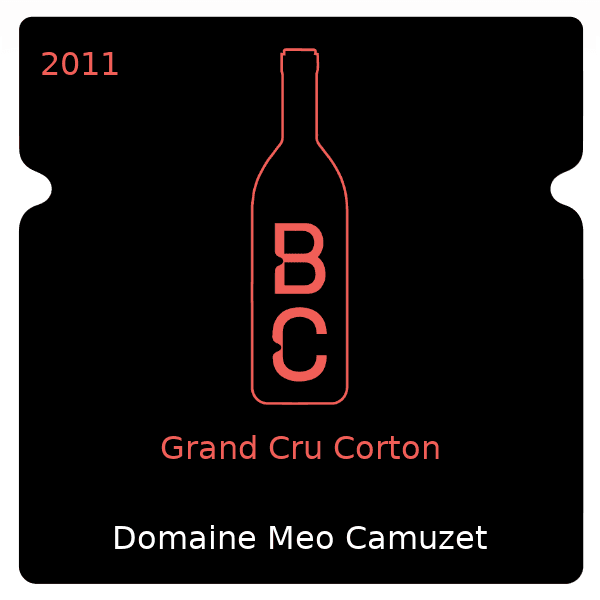 Meo Camuzet Grand Cru Corton 2011