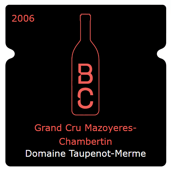 Taupenot Merme Grand Cru Mazoyeres-Chambertin 2006