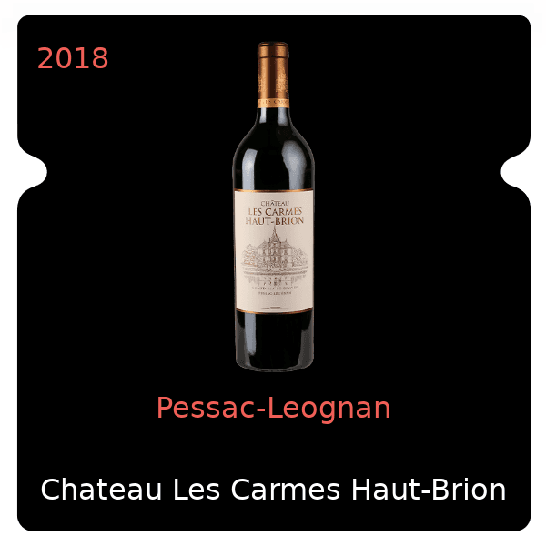 Carmes Haut-Brion Pessac-Leognan 2018