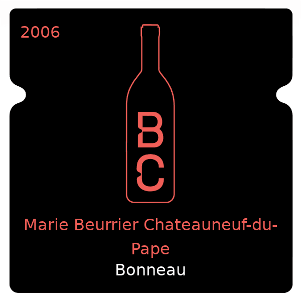 Bonneau Marie Beurrier Chateauneuf-du-Pape 2006