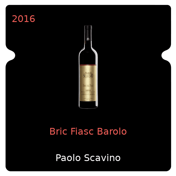 Paolo Scavino Bric Fiasc Barolo 2016