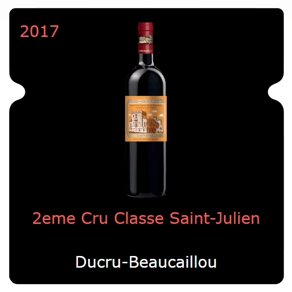 Ducru-Beaucaillou 2eme Cru Classe Saint-Julien 2017