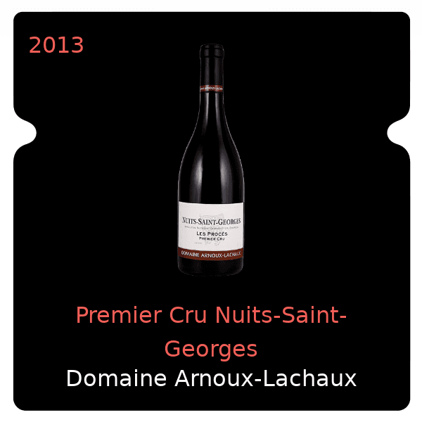 Arnoux-Lachaux Premier Cru Nuits-Saint-Georges 2013