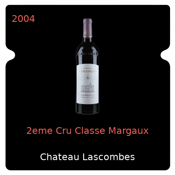 Lascombes 2eme Cru Classe Margaux 2004