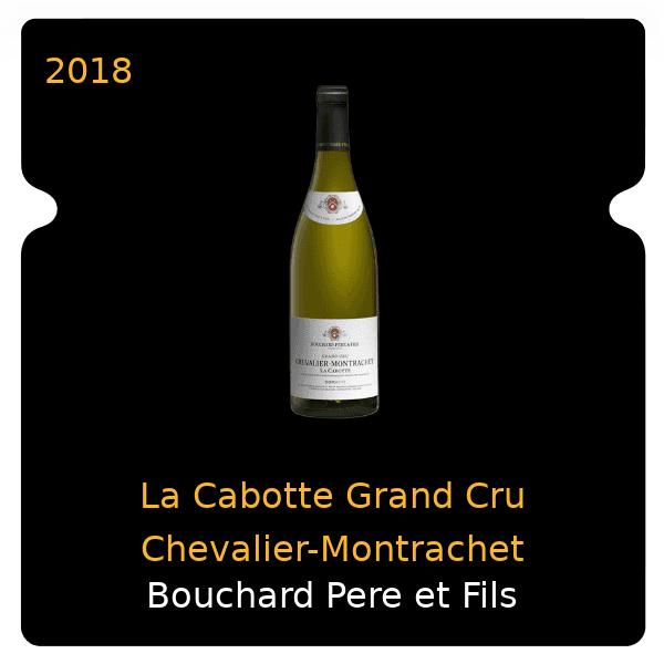 Bouchard Pere et Fils La Cabotte Grand Cru Chevalier-Montrachet 2018