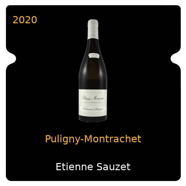 Etienne Sauzet Puligny-Montrachet 2020