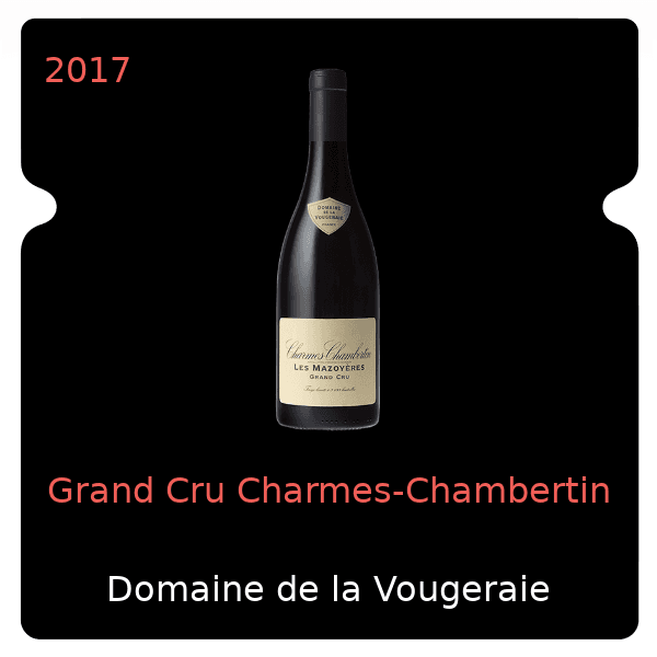 Vougeraie Grand Cru Charmes-Chambertin 2017