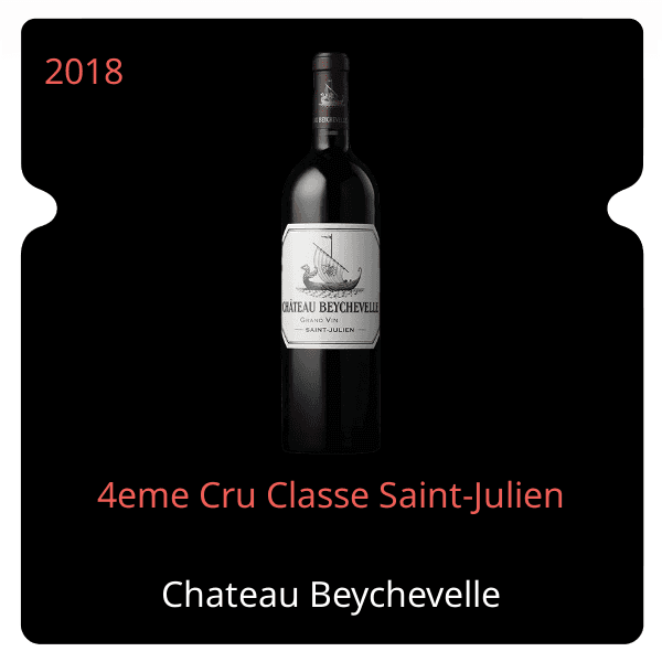 Beychevelle 4eme Cru Classe Saint-Julien 2018