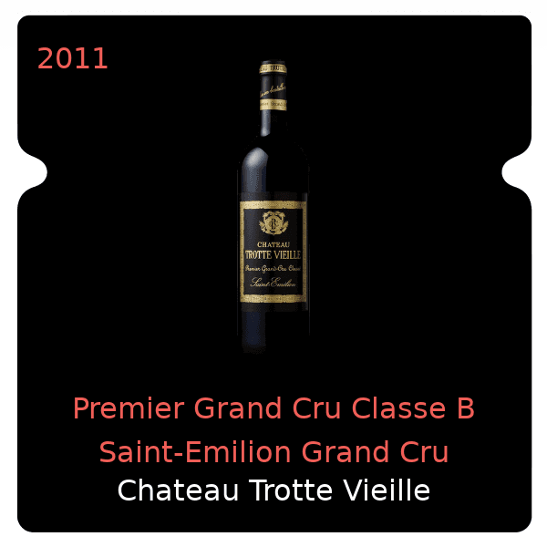 Trotte Vieille Premier Grand Cru Classe B Saint-Emilion Grand Cru 2011