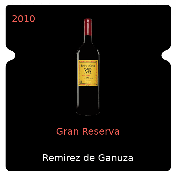 Remirez de Ganuza Gran Reserva 2010