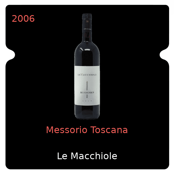 Macchiole Messorio Toscana 2006
