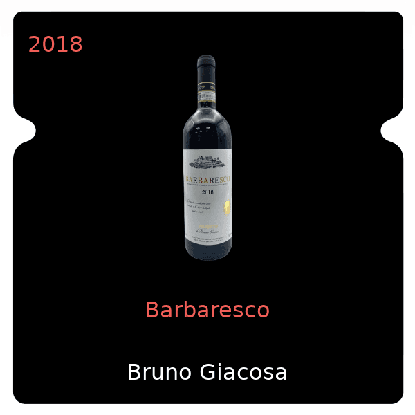 Bruno Giacosa Barbaresco 2018