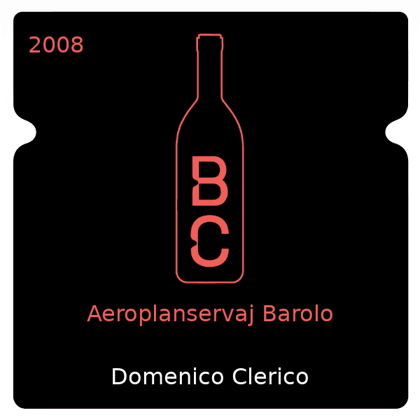 Domenico Clerico Aeroplanservaj Barolo 2008
