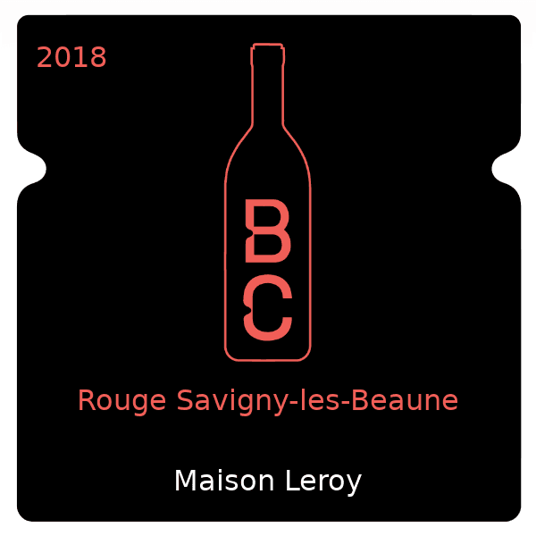 Leroy Rouge Savigny-les-Beaune 2018