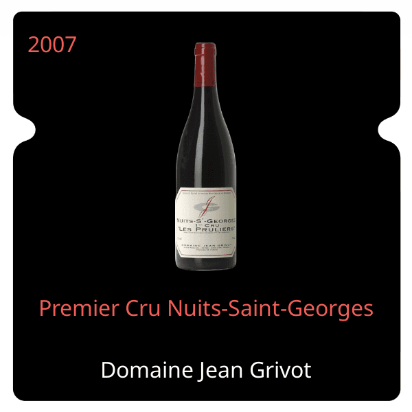 Jean Grivot Premier Cru Nuits-Saint-Georges 2007