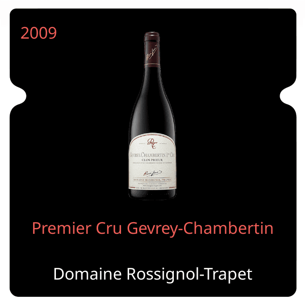 Rossignol-Trapet Premier Cru Gevrey-Chambertin 2009