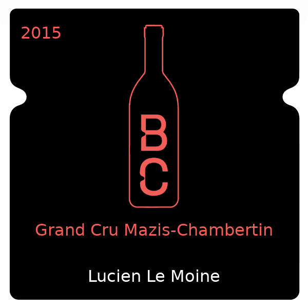 Lucien Le Moine Grand Cru Mazis-Chambertin 2015