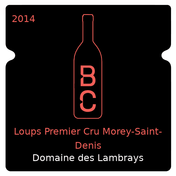 Lambrays Loups Premier Cru Morey-Saint-Denis 2014