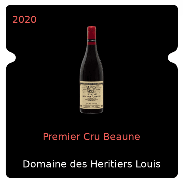 Heritiers Louis Jadot Premier Cru Beaune 2020