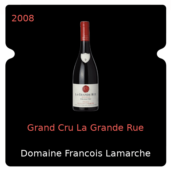 Nicole Lamarche Grand Cru La Grande Rue 2008