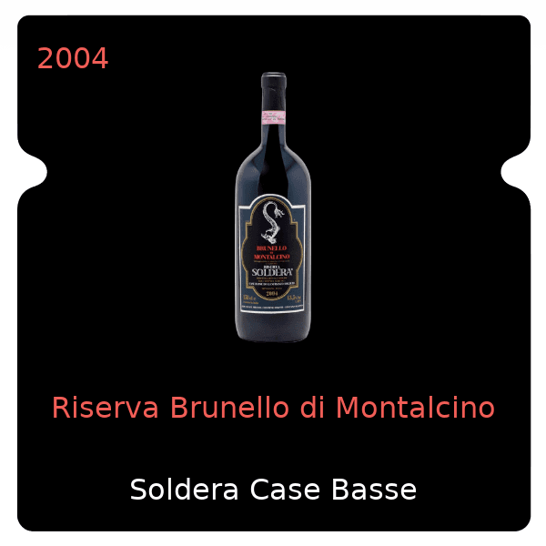 Soldera Case Basse Riserva Brunello di Montalcino 2004