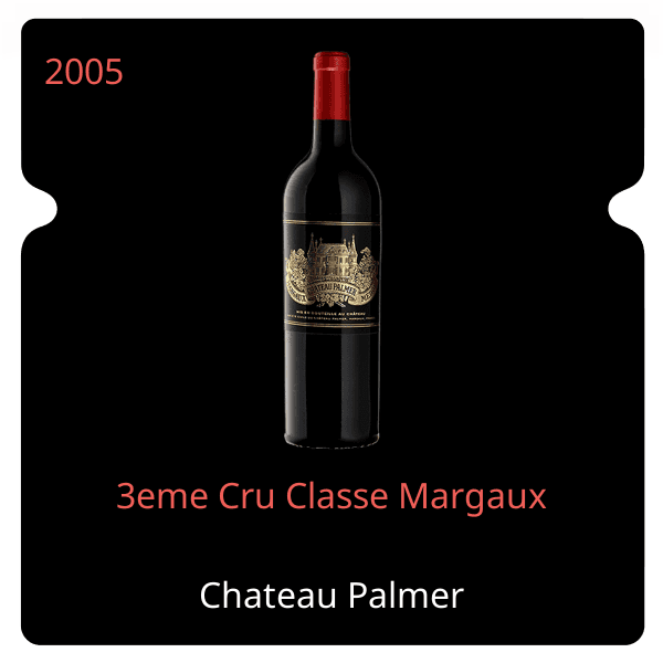 Palmer 3eme Cru Classe Margaux 2005