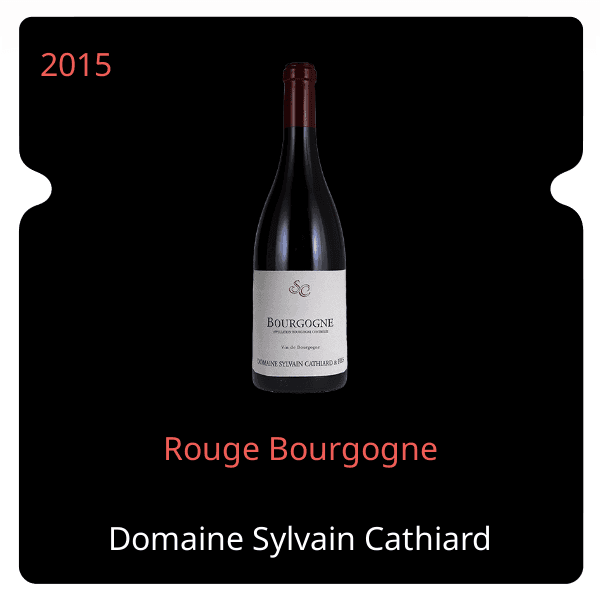 Sylvain Cathiard Rouge Bourgogne 2015