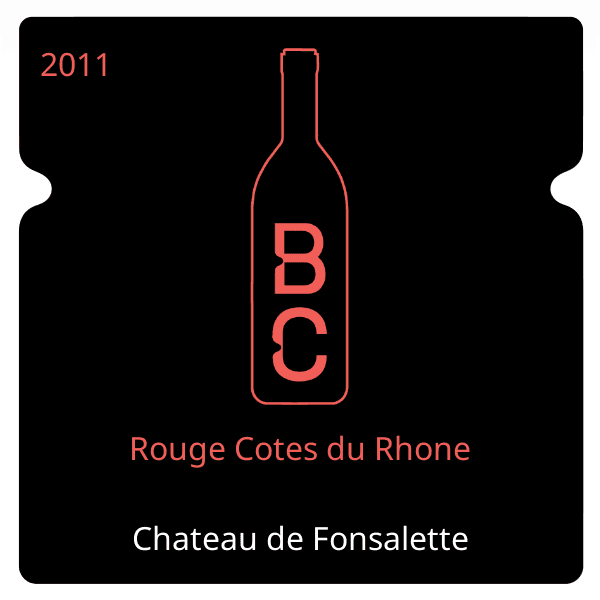 Meursault Rouge Cotes du Rhone 2011