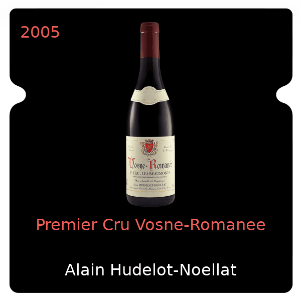 Alain Hudelot-Noellat Premier Cru Vosne-Romanee 2005