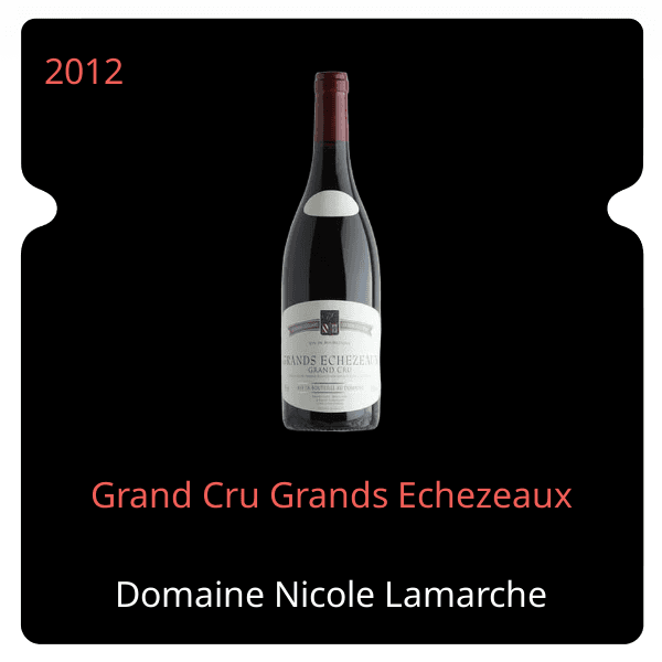 Nicole Lamarche Grand Cru Grands Echezeaux 2012