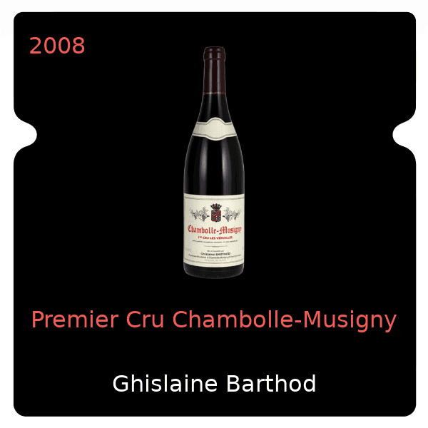 Ghislaine Barthod Premier Cru Chambolle-Musigny 2008