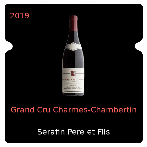 Serafin Pere et Fils Grand Cru Charmes-Chambertin 2019