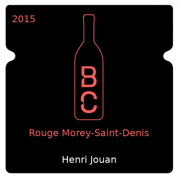 Henri Jouan Rouge Morey-Saint-Denis 2015