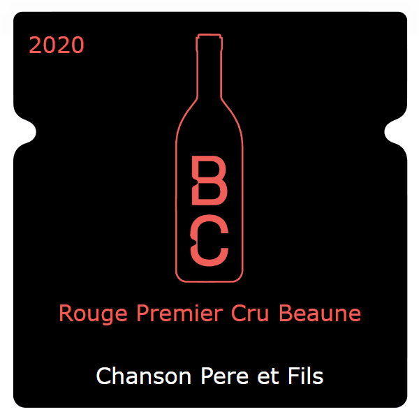 Chanson Pere et Fils Rouge Premier Cru Beaune 2020