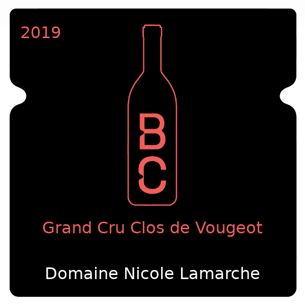 Nicole Lamarche Grand Cru Clos de Vougeot 2019