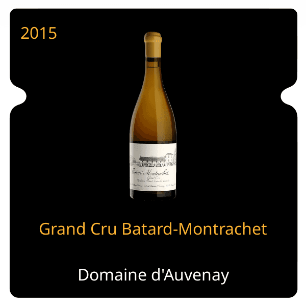 d'Auvenay Grand Cru Batard-Montrachet 2015