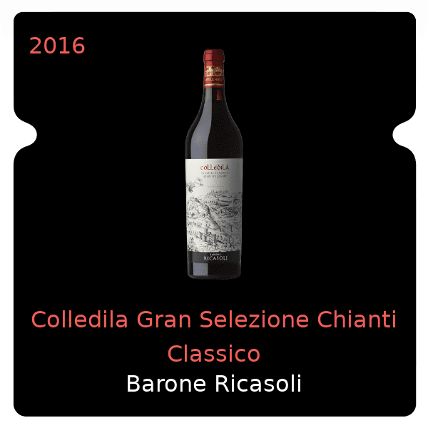 Ricasoli Colledila Gran Selezione Chianti Classico 2016
