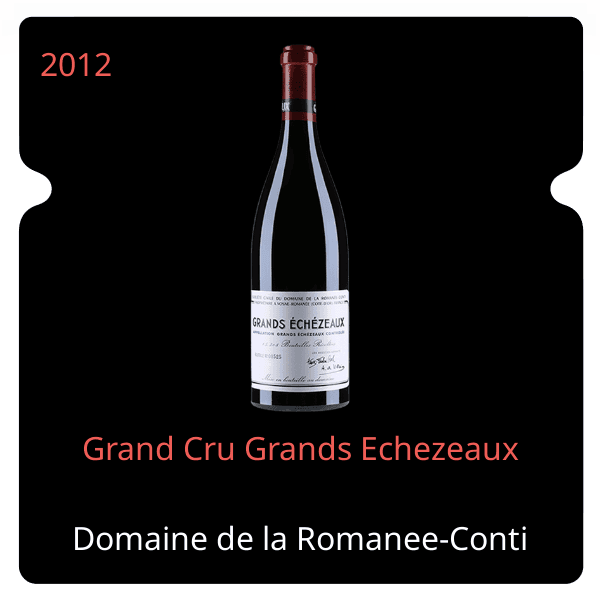 Romanee-Conti Grand Cru Grands Echezeaux 2012
