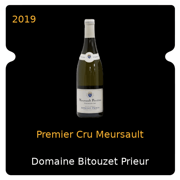 Bitouzet Prieur Premier Cru Meursault 2019