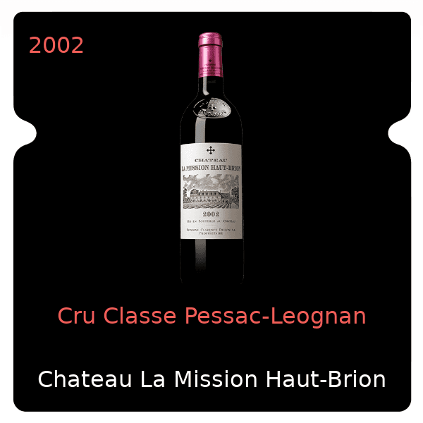 Mission Haut-Brion Cru Classe Pessac-Leognan 2002