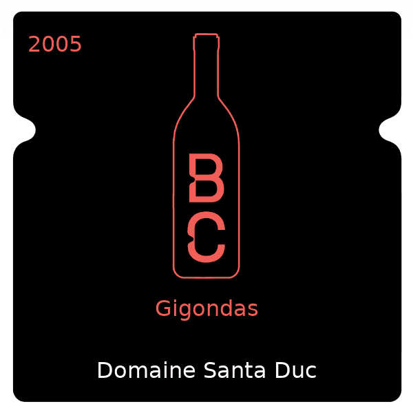 Santa Duc Gigondas 2005