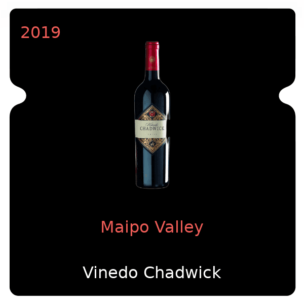 Vinedo Chadwick Maipo Valley 2019