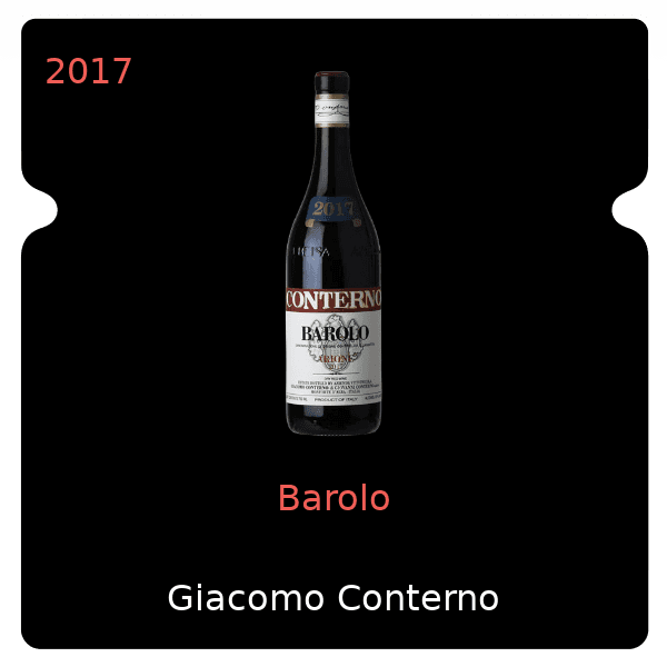 Giacomo Conterno Barolo 2017